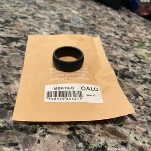 Black mens qalo ring